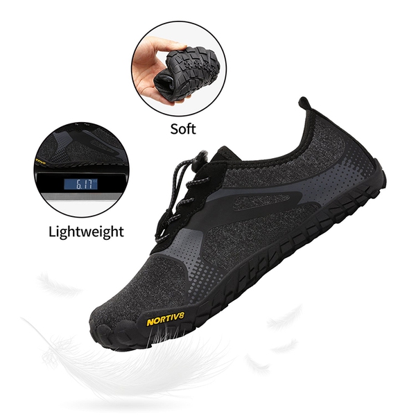 Women Water Shoes for Beach, Lake & More - BLACK DARK GREY - 2